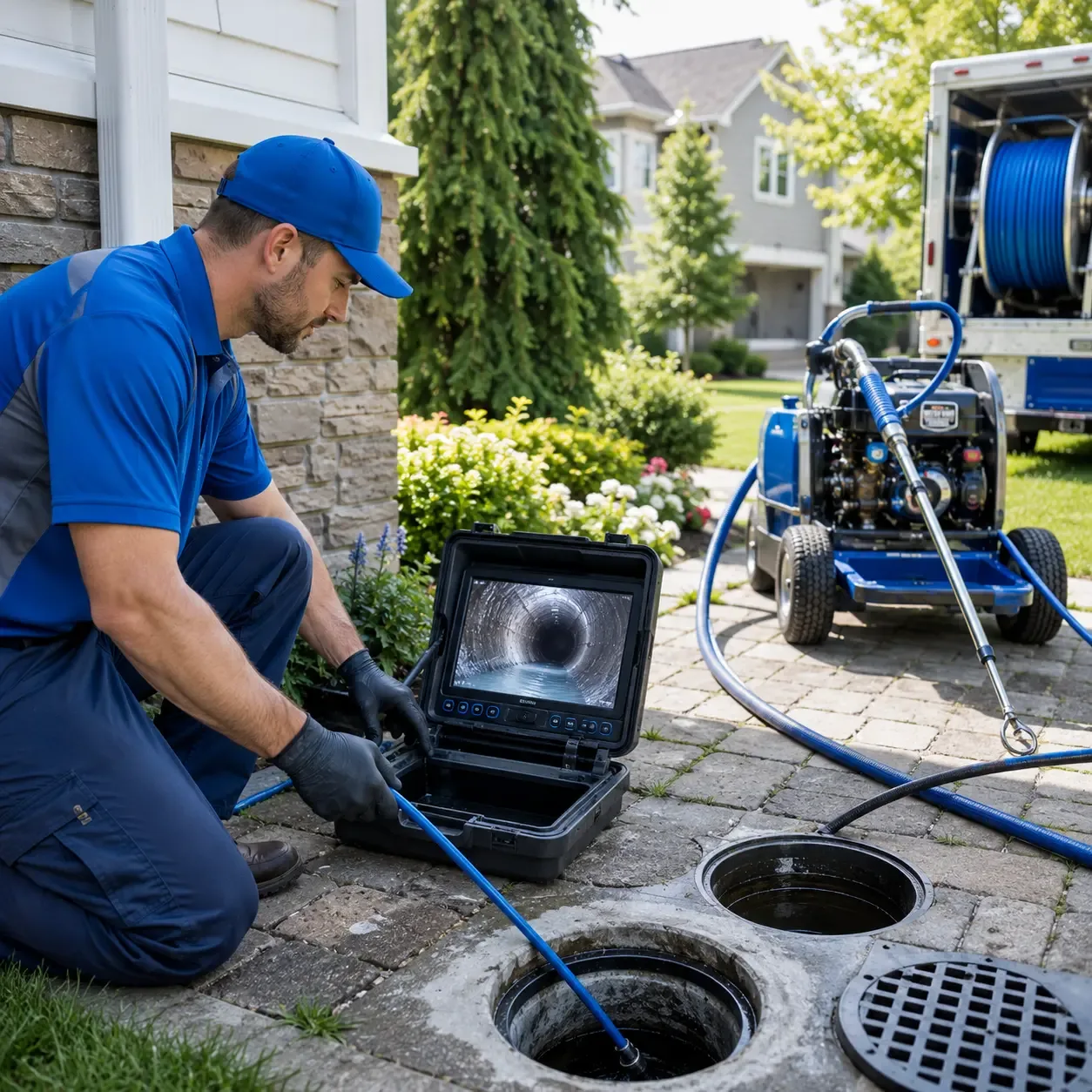 Outdoor drain cleaning professionals serving Bayside, TX
